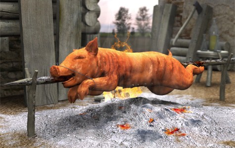 Pig on a spit preview image 1
